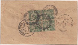 King George V, Straits Settlements, Commercial Cover Singapore To India, As Per The Scan - Straits Settlements