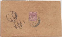 King George V, Straits Settlements, Commercial Cover Penang To India, As Per The Scan - Straits Settlements