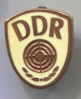 ARCHERY / SHOOTING - Army, Military, East Germany, DDR, Enamel, Pin, Badge - Tiro Al Arco