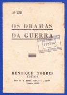 1945 -- OS DRAMAS DA GUERRA - FASCÍCULO Nº 135 .. 2 IMAGENS - Old Books