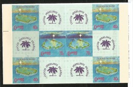 Carnet Neuf ** "les Atolls Des îles Cocos-Keeling". Océan Indien. Deux Photos.  Côte 12,50 € - Isole