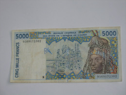 5000 Cinq  Mille Francs  - SENEGAL - Banque Centrale Des états De L´Afrique De L´ouest - **** EN ACHAT IMMEDIAT **** - Senegal