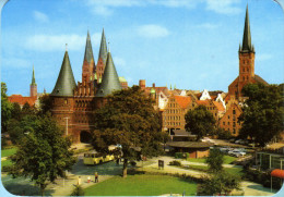 Lübeck - Blick Auf Holstentor Marienkirche & Salzspeicher 2 - Luebeck