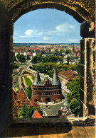 Lübeck - Blick V Aussichtsturm St Petri Auf Holstentor 3 - Lübeck