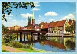 Lübeck - Blick V Malerwinkel Auf Sankt Marien & Petrikirche - Lübeck