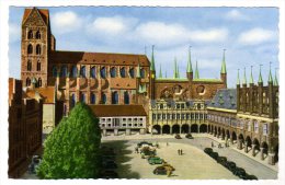 Lübeck - Marktplatz Mit Sankt Marien Und Rathaus - Lübeck