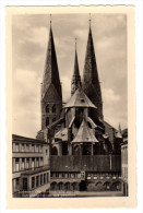 Lübeck - S/w Die Marienkirche Von Der Schrangenfreiheit - Luebeck