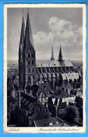 Lübeck - S/w Marienkirche  Luftaufnahme - Luebeck