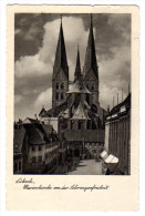 Lübeck - S/w Marienkirche Von Der Schrangenfreiheit - Luebeck