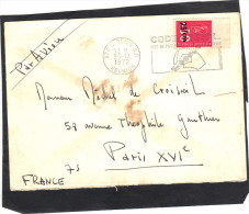 Lettre Avion St Denis 1972 Pour Paris - Covers & Documents