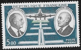 POSTE AERIENNE  N° 46   -  1971  -  NEUF  -  D. DAUREAT ET R. VANNIER - 1960-.... Postfris