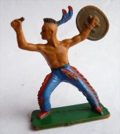 FIGURINE STARLUX  1957 INDIEN 148 -  HACHE ET BOUCLIER Incomplet - Starlux