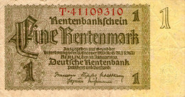 Germany,1 Rentenmark,Berlin,30.01.1 937,P.173 B,used,see Scan - Otros & Sin Clasificación