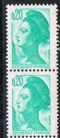 FRANCE : N° 2181 ** En Paire Verticale (Type Liberté) - PRIX FIXE En Baisse - - 1982-1990 Liberté (Gandon)