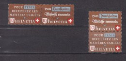 1942 N° Z32b  Z34a  NEUFS*   CATALOGUE ZUMSTEIN - Zusammendrucke