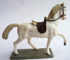 FIGURINE STARLUX CHEVAL FAR WEST COWBOY-  BLANC 1 - Starlux