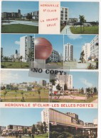 HEROUVILLE-SAINT-CLAIR   -   La Grande DELLE Et Les Belles Portes   ( 2 Cartes ) - Herouville Saint Clair