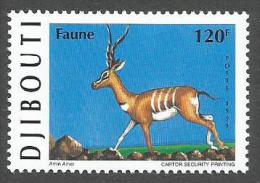 Djibouti 1999 Oryx Gazelle Antilope Michel 675 Neuf Mint MNH - Animalez De Caza