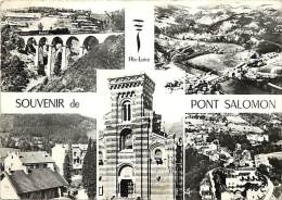 Haute Loire -gd Format Div-ref M401- Souvenir De Pont Salomon   -carte Bon Etat - - Montfaucon En Velay