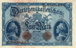 Germany,5 Mark,5.8.14,P.47b, Serie: Z.7305657, 7 Stellig,see Scan - 5 Mark