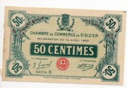 Saint Dizier -  50 Centimes1920 - Chamber Of Commerce