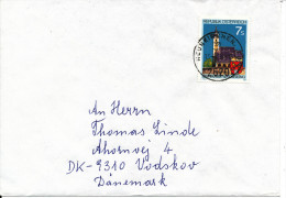 Austria Cover Sent To Denmark Neunkirchen 13-9-1990 Single Stamped - Covers & Documents