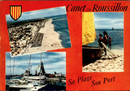 CANET PLAGE EN ROUSSILLON 66 - Plage Radieuse - 25.7.1975 - O-3 - Canet En Roussillon