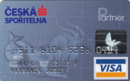 Czech Republic - Ceska Sporitelna - VISA - Zodiac - Rare - Tarjetas De Crédito (caducidad Min 10 Años)