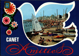 CANET PLAGE 66 - La Plage Radieuse - 5.8.1983 - O-3 - Canet En Roussillon