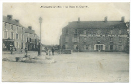 MONTMARTIN-sur-MER (Manche) La Route De Granville - Hôtel Robillard -  Animée - Montmartin Sur Mer