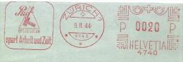 Freistempel  "Ruf Organisation, Zürich"               1944 - Postage Meters