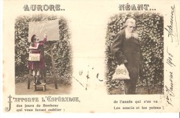 1904-1905 Aurore Néant Postée De Bruxelles 31/12/1904 - Nieuwjaar