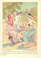 10 Cartes Anno 1900 PUB RICQLES Chromos Superbe Litho - Ill. PREJELAN - Impr ENGELMAN - ART Nouveau Mode - Verzamelingen