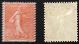 N° 204 85c Rouge Semeuse Lignée TB Neuf N* Cote 15€ - 1903-60 Säerin, Untergrund Schraffiert