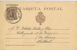 9094. Entero Postal VICH (Barcelona) 1904, Cadete 10 Cts - 1850-1931