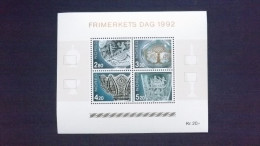 Norwegen 1101/4 Block 18 **/mnh, Tag Der Briefmarke - Norwegische Glasbläserkunst - Blocks & Sheetlets