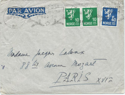 LETTRE DE 1949 POUR LA FRANCE - Cartas & Documentos