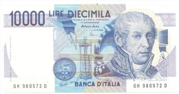 ITALIA BANCONOTA  DA LIRE 10000  VOLTA SERIE GH 980572 D   FDS - 10000 Lire