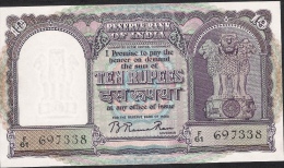 INDIA  P38  10  RUPEES   1949 Signature 72    UNC.  2 P.h. ! - Inde