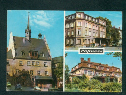 DDR - Pössneck - Multivues Rathaus Posthirsch Hotel Ehrolungsheim DR I.P. Semmelweis - Poessneck