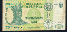 MOLDOVA  P13h  20 LEI   2006         VF - Moldova