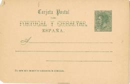 Entero Postal Alfonso XII, 5 Cts 1884, Variedad Impresion, Edifil Num 13a ** - 1850-1931