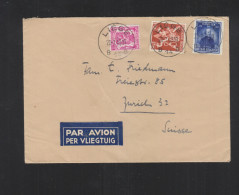 Par Avion Brief 1948 Liege Nach Zürich - Autres & Non Classés