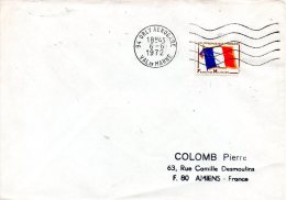 FRANCE. Franchise Militaire N°13 De 1964 Sur Enveloppe Ayant Circulé. Drapeau. - Militaire Zegels