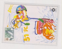 YUGOSLAVIA 1984 OLYMPIC GAMES 1984 SARAJEVO  MAXIMUM CARD - Cartes-maximum