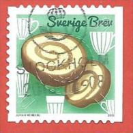 SVEZIA USATO - 2013 - BISCOTTI - Cookies - Brev - AUTOADESIVO - Michel SE 2942 - Gebraucht