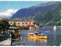 Austria, Bergstadt ZELL AM SEE, Salzburg, Grand Hotel Mit Steinernem Meer 1968 Used Postcard [14456] - Zell Am See