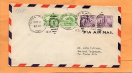 United States 1934 Cover - 1c. 1918-1940 Lettres