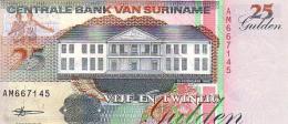 SURINAM    25 Gulden  Daté Du 10-02-1998    Pick 138d     *****BILLET  NEUF***** - Surinam