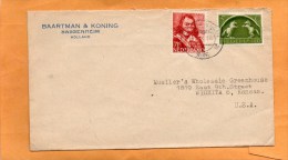Netherlands 1946 Cover Mailed To USA - Briefe U. Dokumente